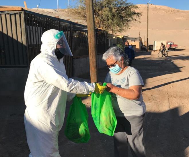 SQM junto a los vecinos de Quillagua combaten la propagación del Covid-19